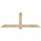 Ekena Millwork Eugene Rough Sawn Timber Gable Bracket, Douglas Fir, 84"W x 31"H x 2"D x 6"F, 9/12 Pitch GBW084X31X0206EUG00RDF - alternate 1